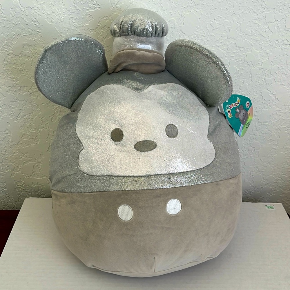 14" Mickey Mouse Steamboat Willy Disney 100 Year Celebration Squishmallow